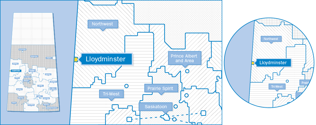 Lloydminster Teachers Association Saskatchewan Teachers Federation   La Map Lloydminster 